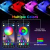 GZ5CG Car Interior Ambient Lights Multicolor Under Dash Footwell Atmosphere