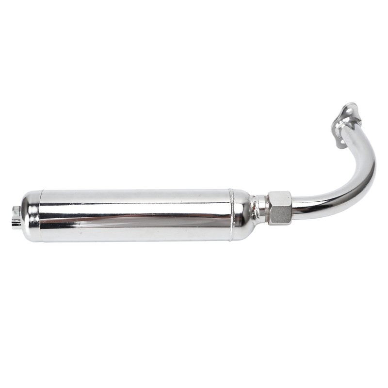 Exhaust Muffler Pipe Motorized Bicycle Engine Muffle Tailpipe Exhaust Pipe