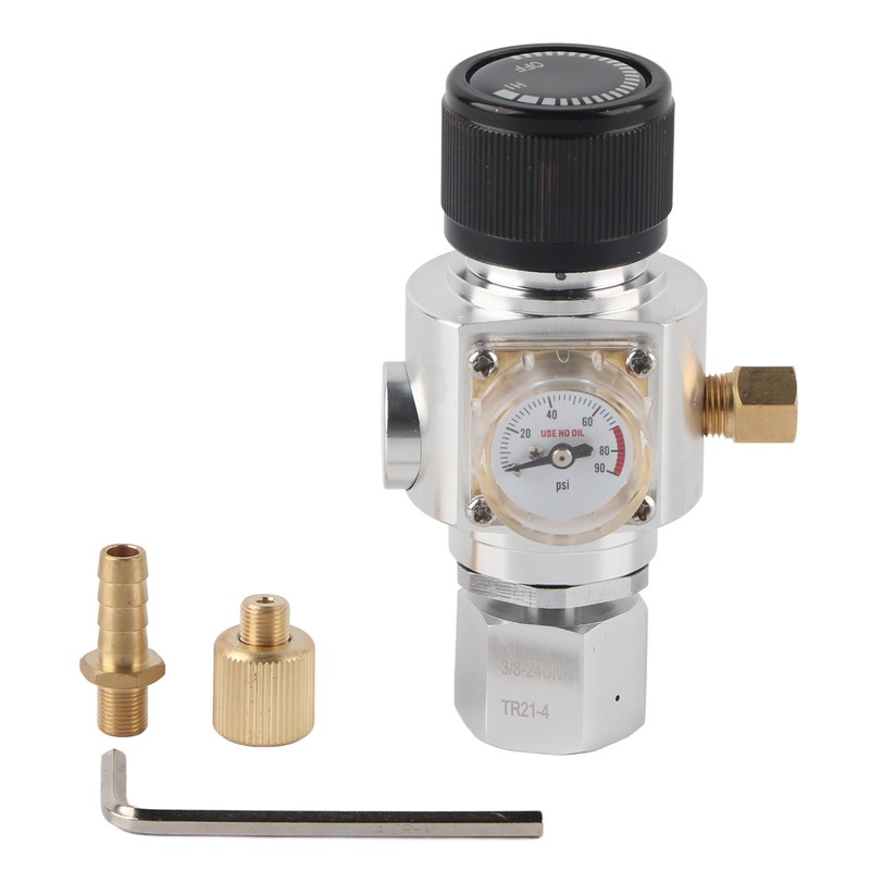 Mini CO2 Gas Regulator Soda Water Pressure Reducing Valve Adapter