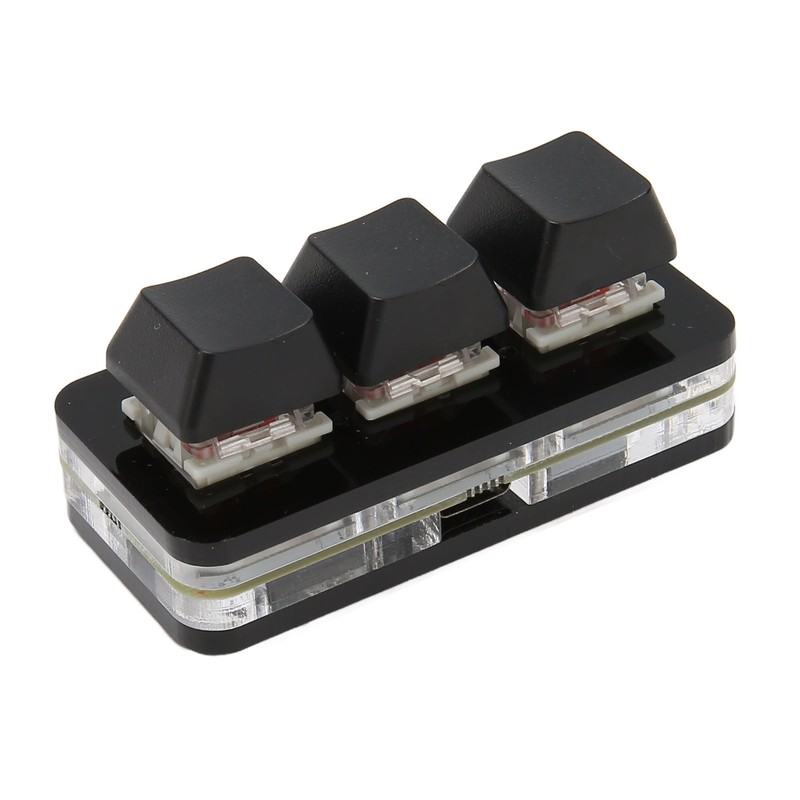 USB 3 Key Mini Keypad RGB LED Backlight Supports Hot