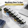 Odaro Extra Large Weekly Pill Organizer 2 Times A Day