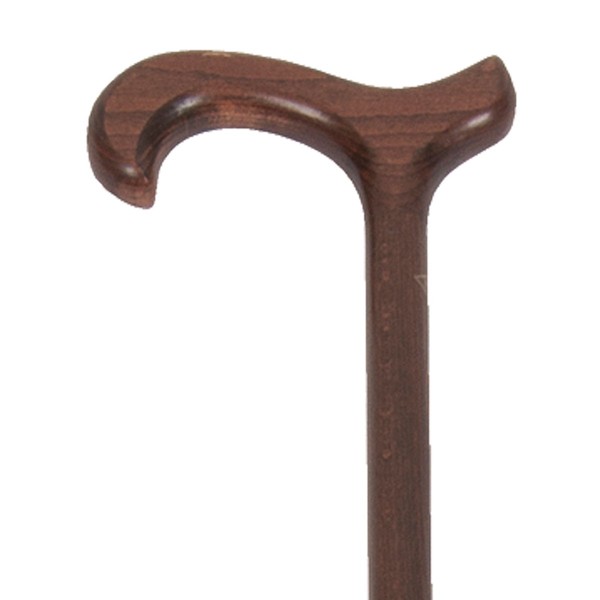 PCP Wood Cane, Solid Wood Finish, Dark Beechwood (Derby Handle),