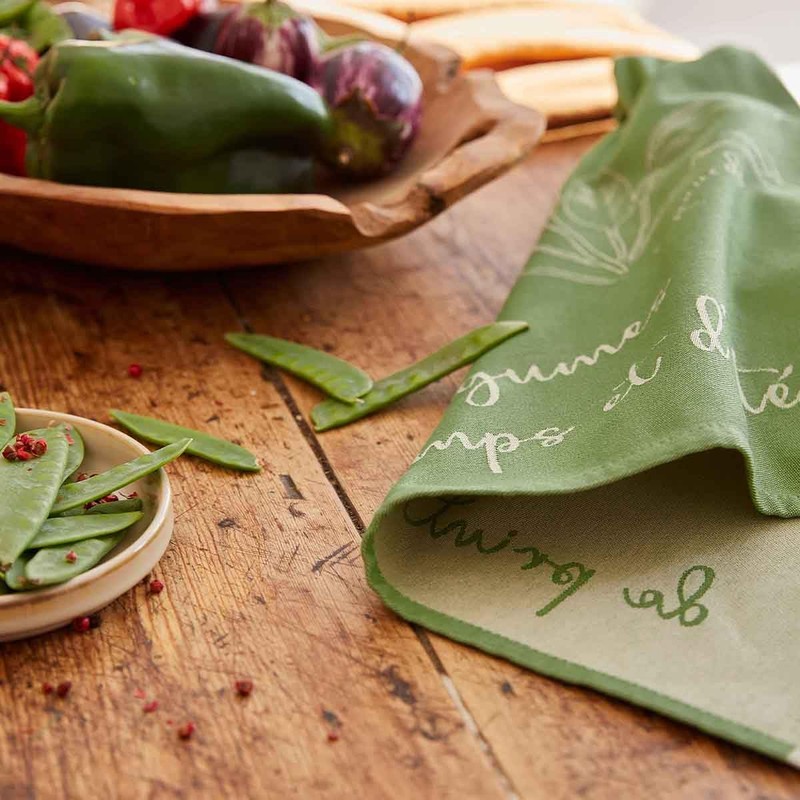 Coucke Printed Cotton Tea Towel, 50 x 75 cm, Summer