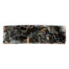 France Luxe Rectangle Barrette Pair, Pavlova Black