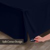 SGI 12 Inch Drop King Size Navy Blue Solid Bed