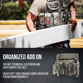 SOTG Technician’s Pouch Multi Pocket & Functional Pouch, Digital Camo