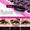 AJEAJE DIY Lash Extension Kit Faux Mink 120pcs Lash Clusters
