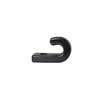 RLECS 10pcs Kayak J Hooks Black Nylon Lashing Hook Bungee