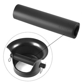 Rubber Knock Box Bar Cover-Sleeve - CAFEMASY Knock Bar Replacement Rubber Cover for Commerical Espresso Grounds Knock Box, Coffee Bar Large Size Standing Knock Box Waste Bin