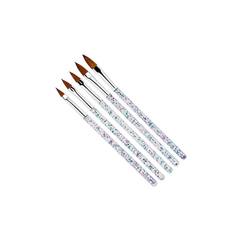 Kingsie 5 Piece Sculpted Nail Brush Cute Acrylic Nail UV