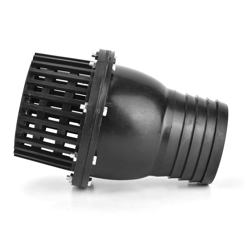 Foot Valve Black PVC Low Pressure Flat Check Valve for