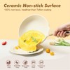 SENSARTE Ceramic Cookware Sets, Pots and Pans Set Non stick,