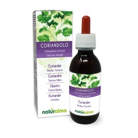 Coriander (Coriandrum sativum) Fruits Alcohol-Free Mother Tincture Naturalma Liquid Extract Drops 120 ml Dietary Supplement Vegan