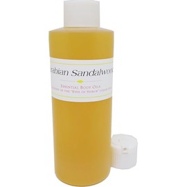 TCEShop Sandalwood: Arabian Scented Body Oil Fragrance [Flip Cap - Gold - 4 oz.] - ID#117031