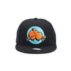 Carrot Bombing Black Snapback Baseball Cap Hat (Pack of 3)
