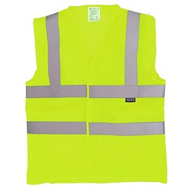 Yoko Hi-Vis Open Mesh Vest / Jacket (3XL) (Hi-Vis Yellow)