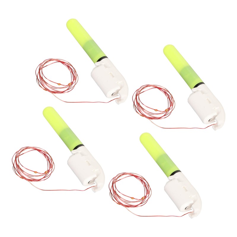 4 Pcs Fishing Glow Sticks Rod Tip LED Glow Sticks