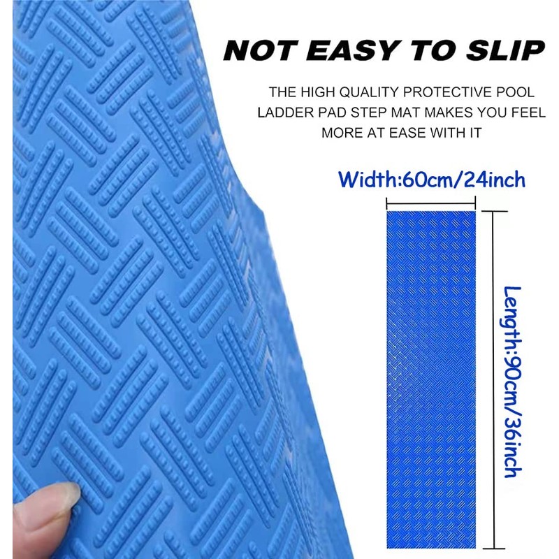 Swimming Pool Ladder Mat,Swimming Pool Step Mat with Non-Slip Texture
