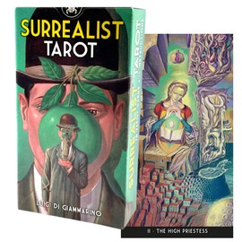 Tarot Cards, 78 Cards, Tarot Divination Telling, Surrealist Tarot, Japanese Instruction Manual Included (English Language Not Guaranteed)