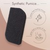 LaRosa PUMICE SPA Exfoliating Sponge - Black Teardrop Design