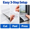 Transparent Waterproof Sealing Strip for Doors & Windows – Self-Adhesive