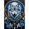 DPHERO Dreamcatcher Diamond Painting Kits for Beginners Adults,5D DIY Wolf