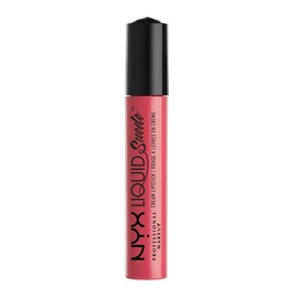 NYX PROFESSIONAL MAKEUP Liquid Suede Cream Lipstick - Life's A Beach, Bright Coral