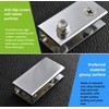 KAFENDA Glass Shelf Brackets Zinc Alloy Glass Clamps for 1/2