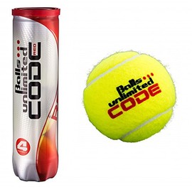 Balls ... unlimited Code Red Tennisbälle - 4er Dose