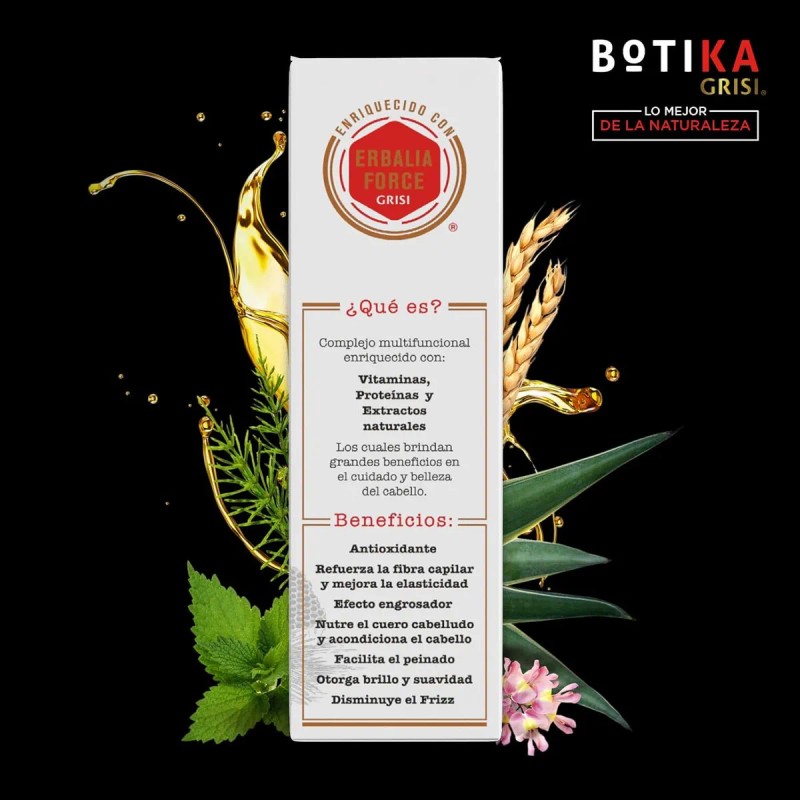 Botika Shampoo Anticada Grisi - Shampoo libre de sulfatos y