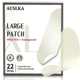 AUSLKA Blemishes Patches - 22 Strips, Hydrocolloid Blemishes Dots - Large Blemishes Patch - Blemishes Stickers - Zit Breakouts - Suitable for Larger Area Outbreaks