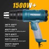 Heat Gun Kit 1500W with Dual-Temperature 5 Nozzles,Hot Air Gun