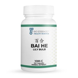 Bio Essence Health Science 1085C Bai He, Lily Bulb (Raw), 100 Capsules/bottl