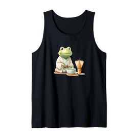 Fun Tea Ceremony Costume for Japan and Frogs Lovers Tank Top