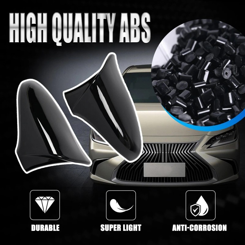 Gloss Black M Style Side Mirror Cover Caps For Lexus