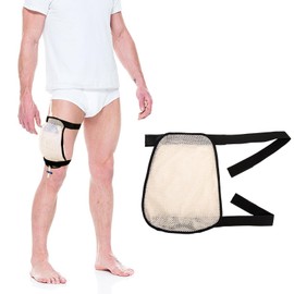 Catheter Leg Bag, Breathable Mesh Catheter Leg Bag, Leg Bag for Catheter, Urine Drainage Bag Holder, Designed for Incontinence, Catheter Cover for Elderly, Patients