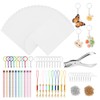 EEEKit 281PCS Shrink Plastic Sheets Kit, 20PCS Shrinky Paper Sheets