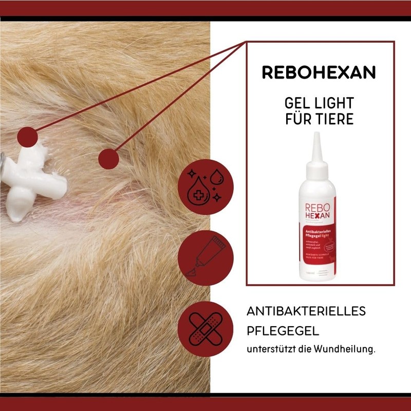 Rebopharm ReboHexan Gel Light 100 ml | Animal Wound Care