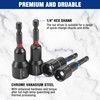 WORKPRO 12PCS 1/4” Magnetic Nut Driver Set, SAE & Metric