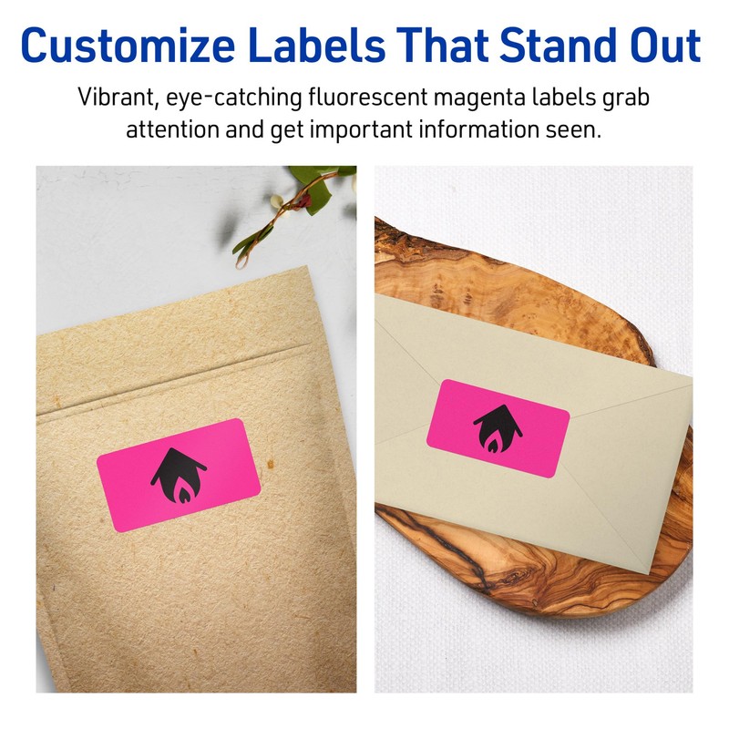 Avery Printable Rectangle Labels with Sure Feed Technology, 5/8" x