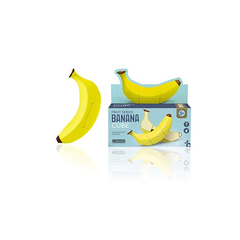 Comansi C18991 Banana Cube Magic Fruit Shape Speed Cube Educational