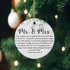 JOEPACXIC Wedding Gifts for Couples 2025 Christmas Ornaments, 1 Corinthians
