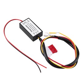 Qiilu Daytime Running Light Controller, LED Tagfahrlicht Relays Dimmer ON/OFF, Fits All Cars, Waterproof, Simple Installation, Automatic Operation