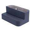 Modern style space storage leather organizer cover organizer blue