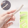 6PCS Dermaplaning Blades for Face, WheatStraw Eyebrow Razor Face Peach