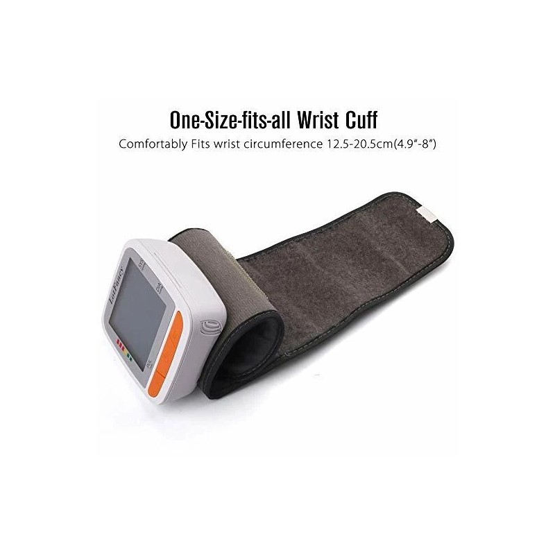 Automatic Wrist Blood Pressure Monitor BP Cuff Gauge Heart Rate