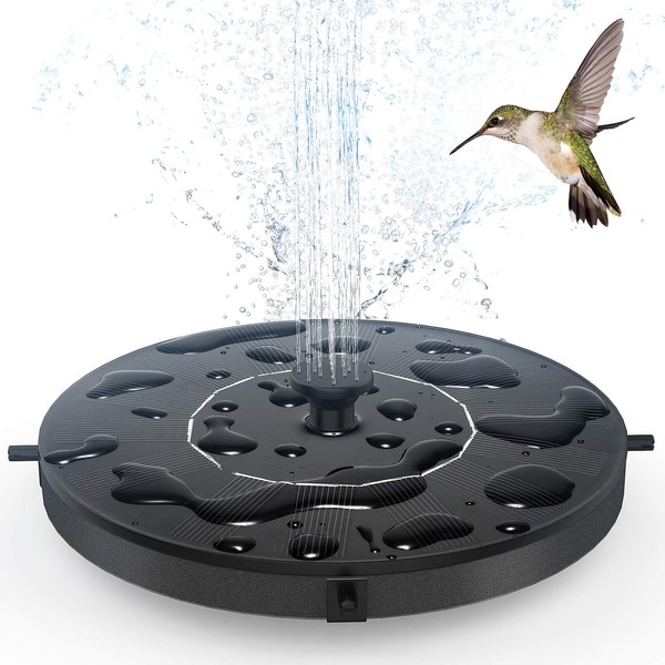 Solar Fountain, Floating Solar Powered Water Fountain Pump for Bird