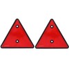 AB Tools Reflective Trailer Triangles Triangular Reflectors (PAIR) TR051