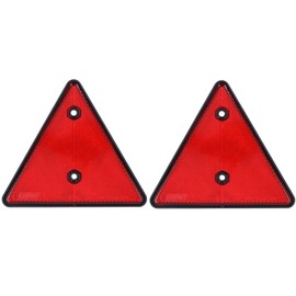 AB Tools Reflective Trailer Triangles Triangular Reflectors (PAIR) TR051