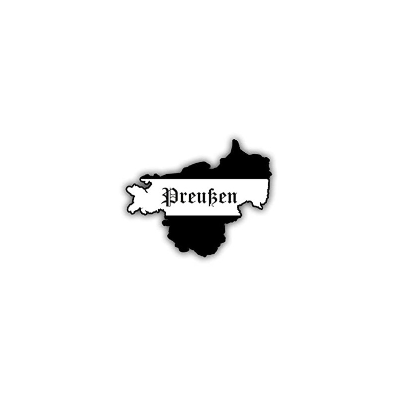 Sticker Prussia Outline Home West Prussia Pomerania Poland 6 x